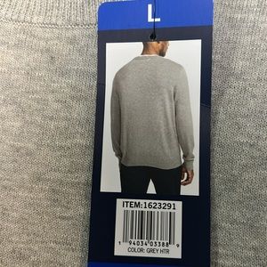 Nautica Mens Sustainably Crafted Logo Hoodie Grey Heather M main image 1